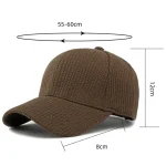 kf-Sde00daaa08cc492985cc14a3d09ed37bx-FS-Winter-Woolen-Baseball-Cap-For-Men-Gray-Beige-Warm-Women-Hats-Adjustable-Outdoor-Windproof-Trucker-1