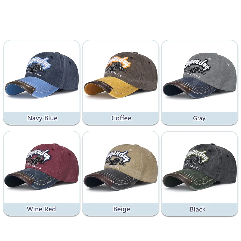 kf-S6bd5bd2061764b9ab540c350f2cc81af0-New-Unisex-Washed-Cotton-Embroidered-Eagle-Baseball-Cap-American-Retro-Contrast-Color-Fashion-Baseball-Caps-Youth.webp